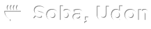 soba-udon-Soba, Udon