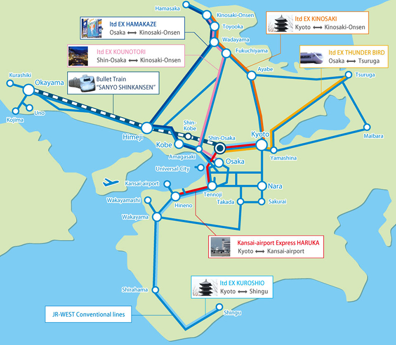 Kansai map
